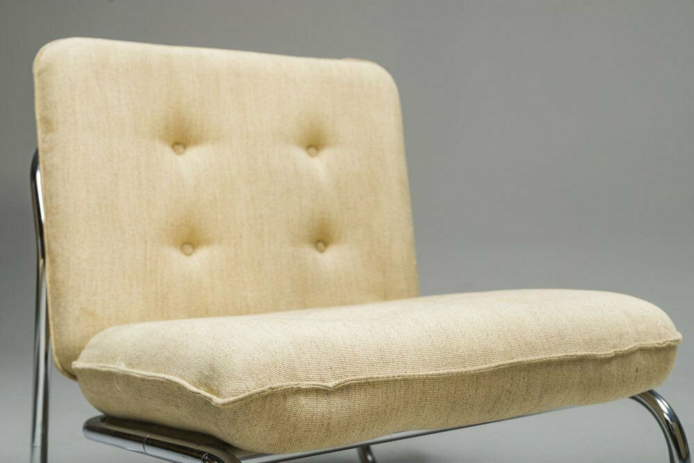 photo vintage Three Seater Borkum Sofa & Lounge Chairs By Johan Bertil Häggström For Ikea, 1970s, Set Of 2