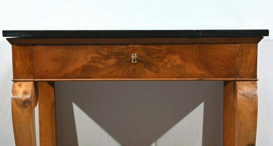 Small Walnut Property Console Restoration Period  Early 19th Century photo vintage