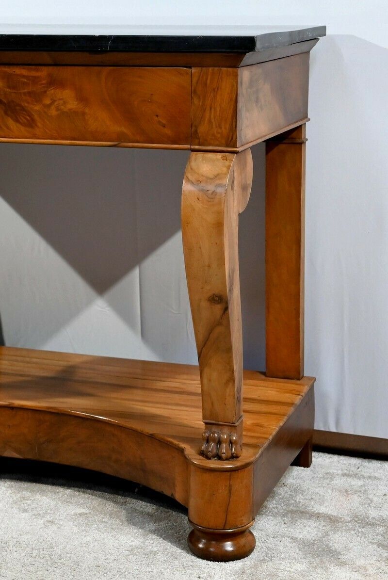 photo for sale Small Walnut Property Console Restoration Period  Early 19th Century
