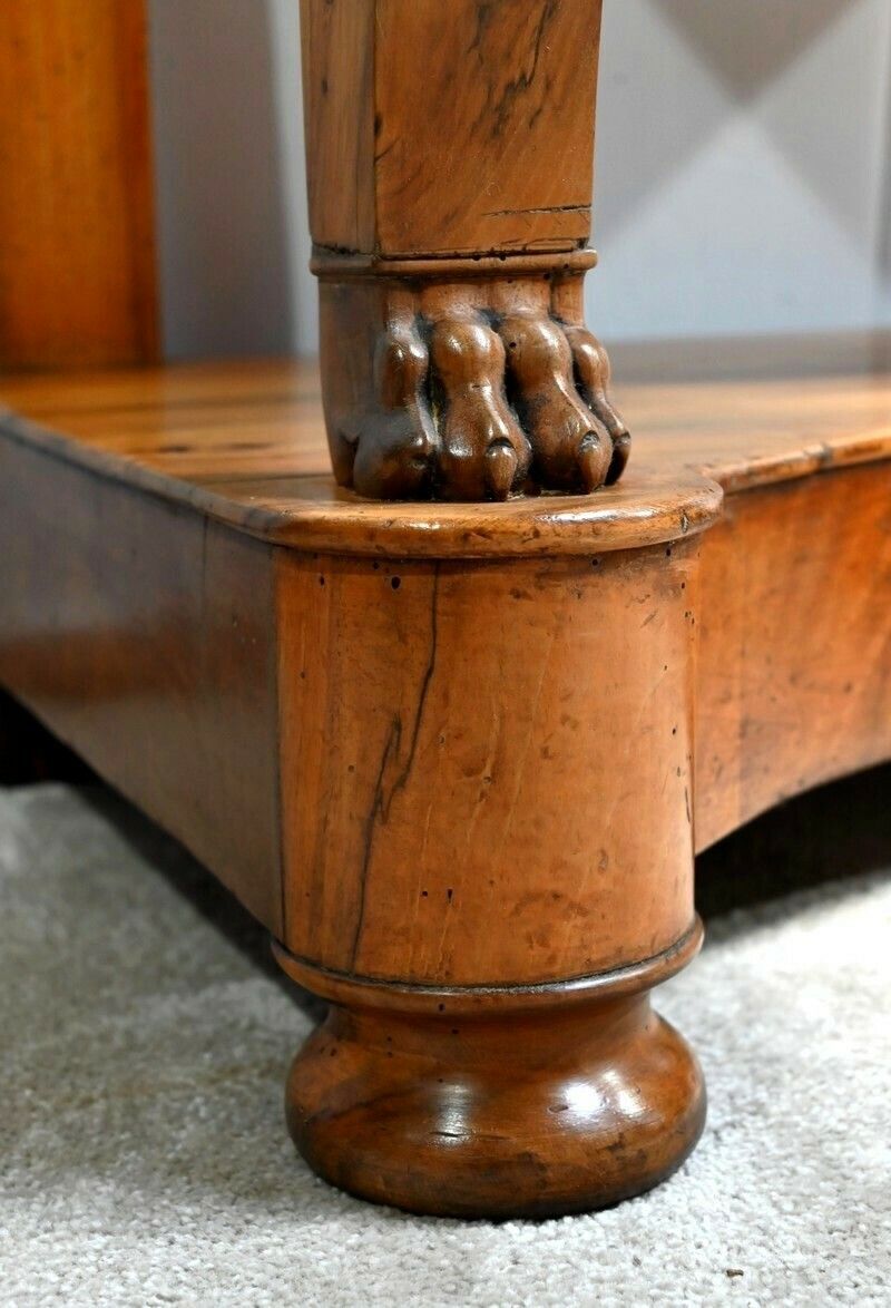 Furniture Small Walnut Property Console Restoration Period  Early 19th Century photo