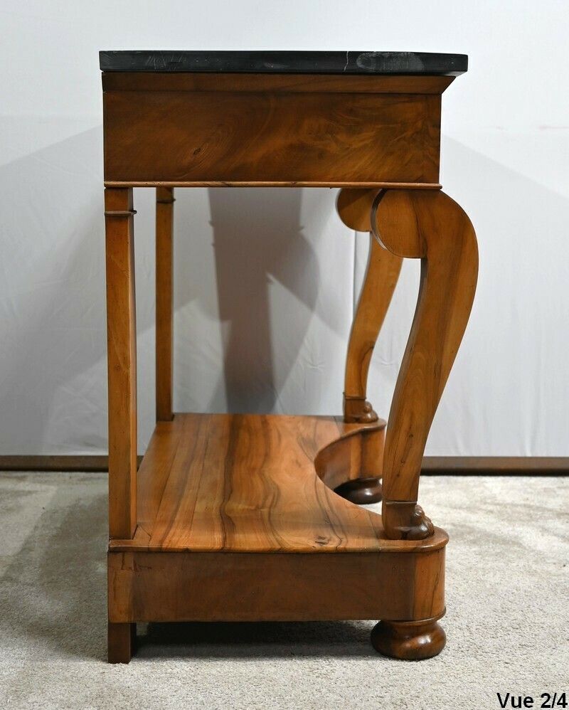 photo buy Small Walnut Property Console Restoration Period  Early 19th Century
