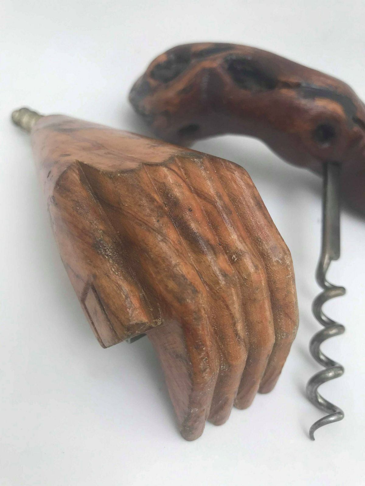 Corkscrew Bottle Opener Wine Bottle Set 3 Wooden Bar Accessories Mid Century Barwarebar Cart Decor Gift For Collector Scandinavian Bar Tool photo Home Decor