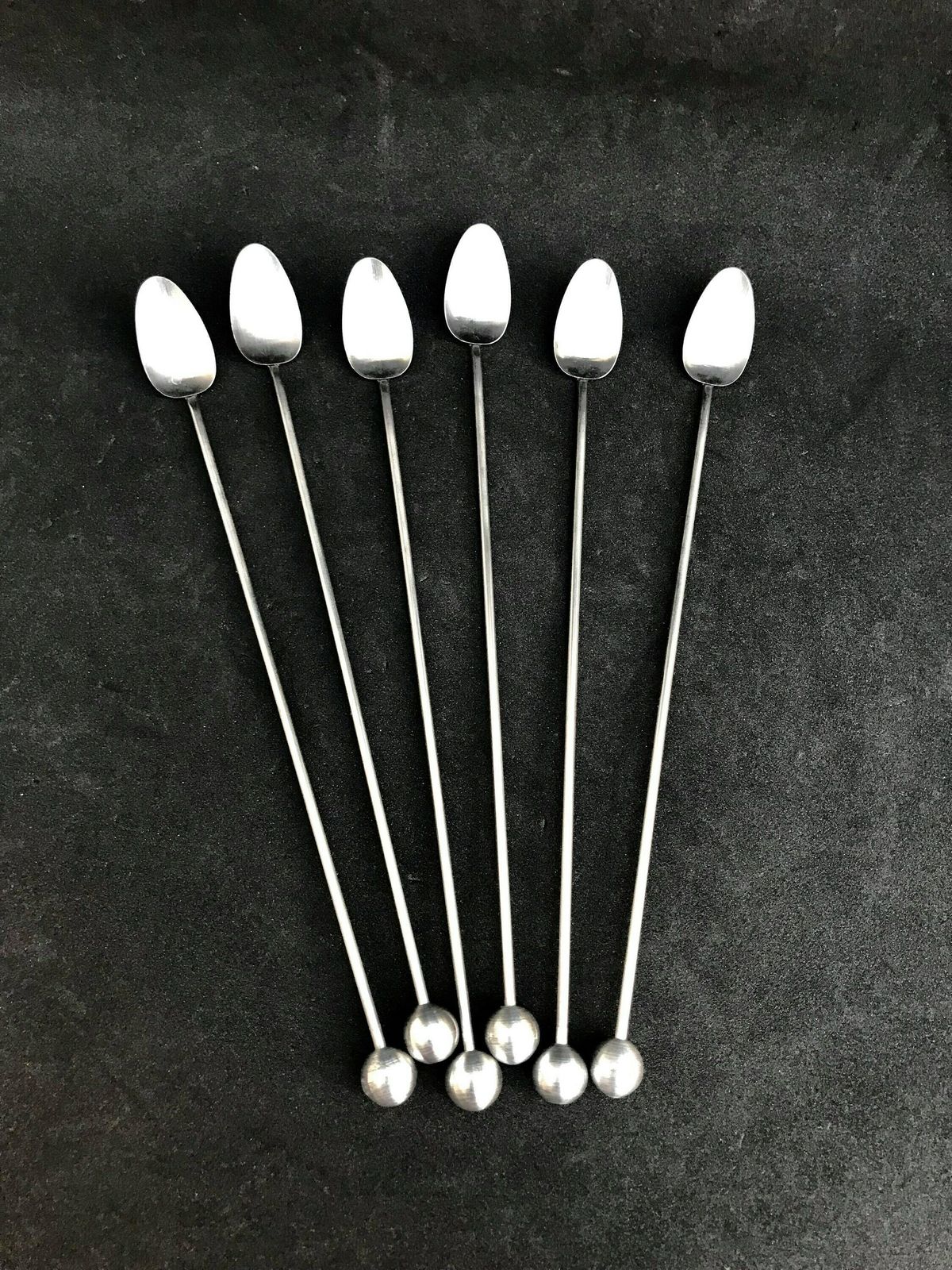 Drink Stirrers Cocktail Champagne Stirrers Sticks Set Of 6 Aluminium Spoons Bar Tools Bar Cart Accessories Bartender Mixing Tools Gift photo furniture