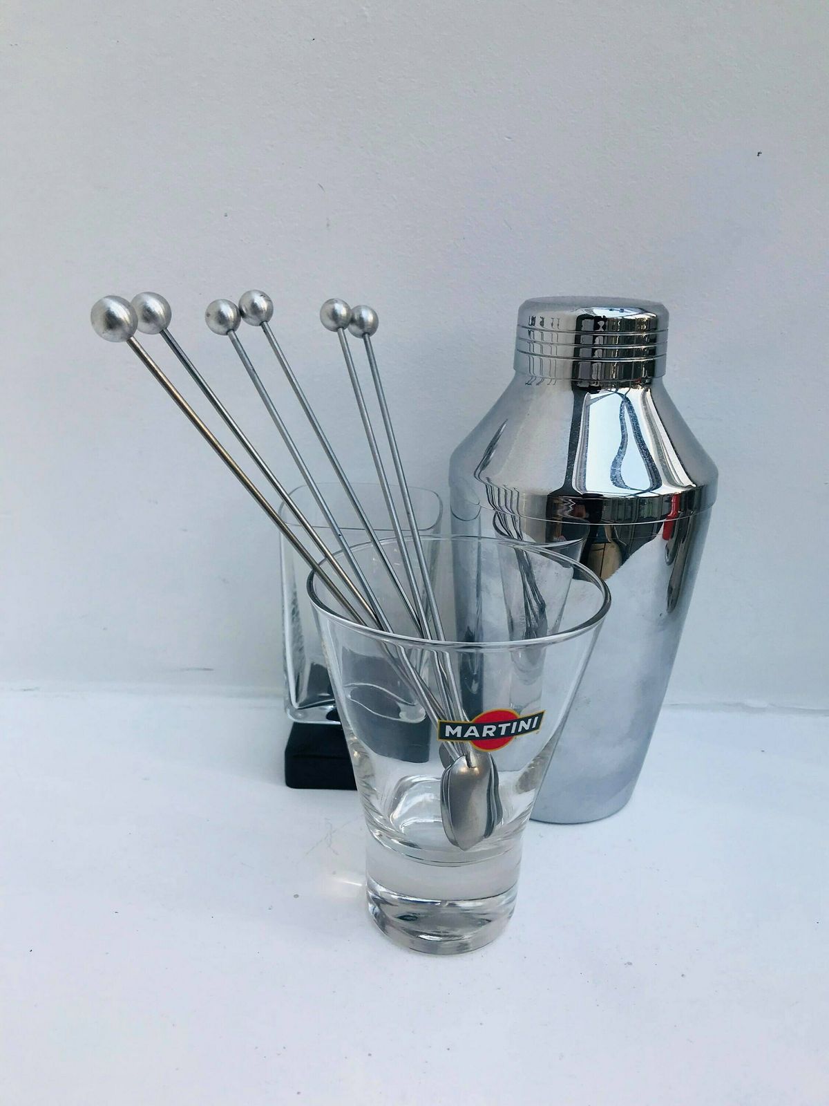 Drink Stirrers Cocktail Champagne Stirrers Sticks Set Of 6 Aluminium Spoons Bar Tools Bar Cart Accessories Bartender Mixing Tools Gift photo 164.0