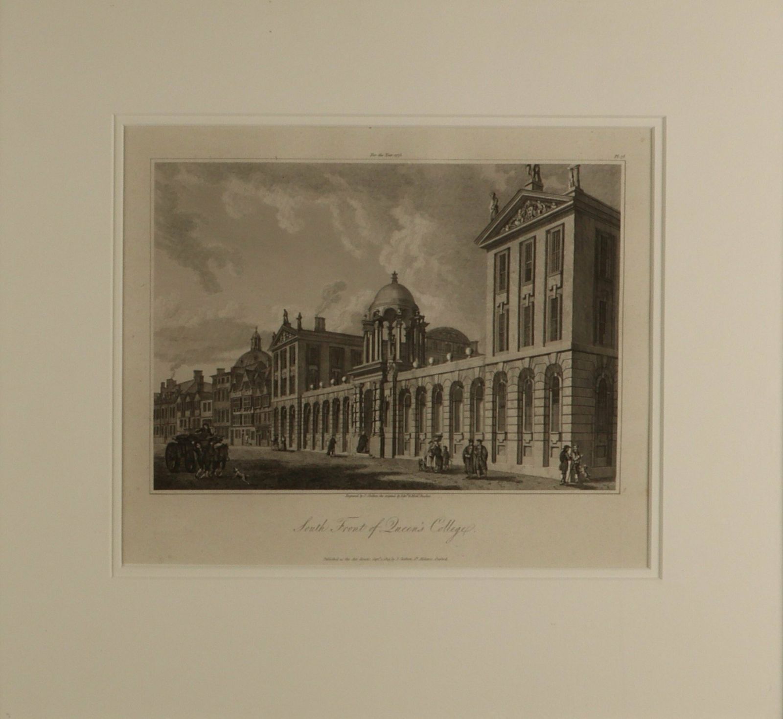 Pair Of Oxford Street Engravings (1819) photo for sale