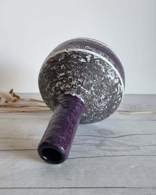Ingrid Atterberg For Upsala Ekeby, 1957 59 'Chamotte' Series Sculptural Modernist Vase, Sweden photo buy