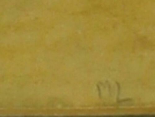 Watercolour Of Two Terriers, Initialled M.L. photo for sale
