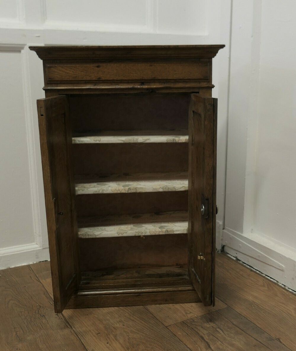 Small Oak 2 Door Cupboard photo Furniture