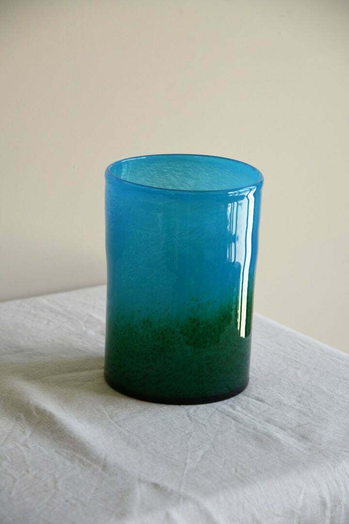 John Orwar Lake Ekenas Sweden Cylinder Glass Vase photo vinterior