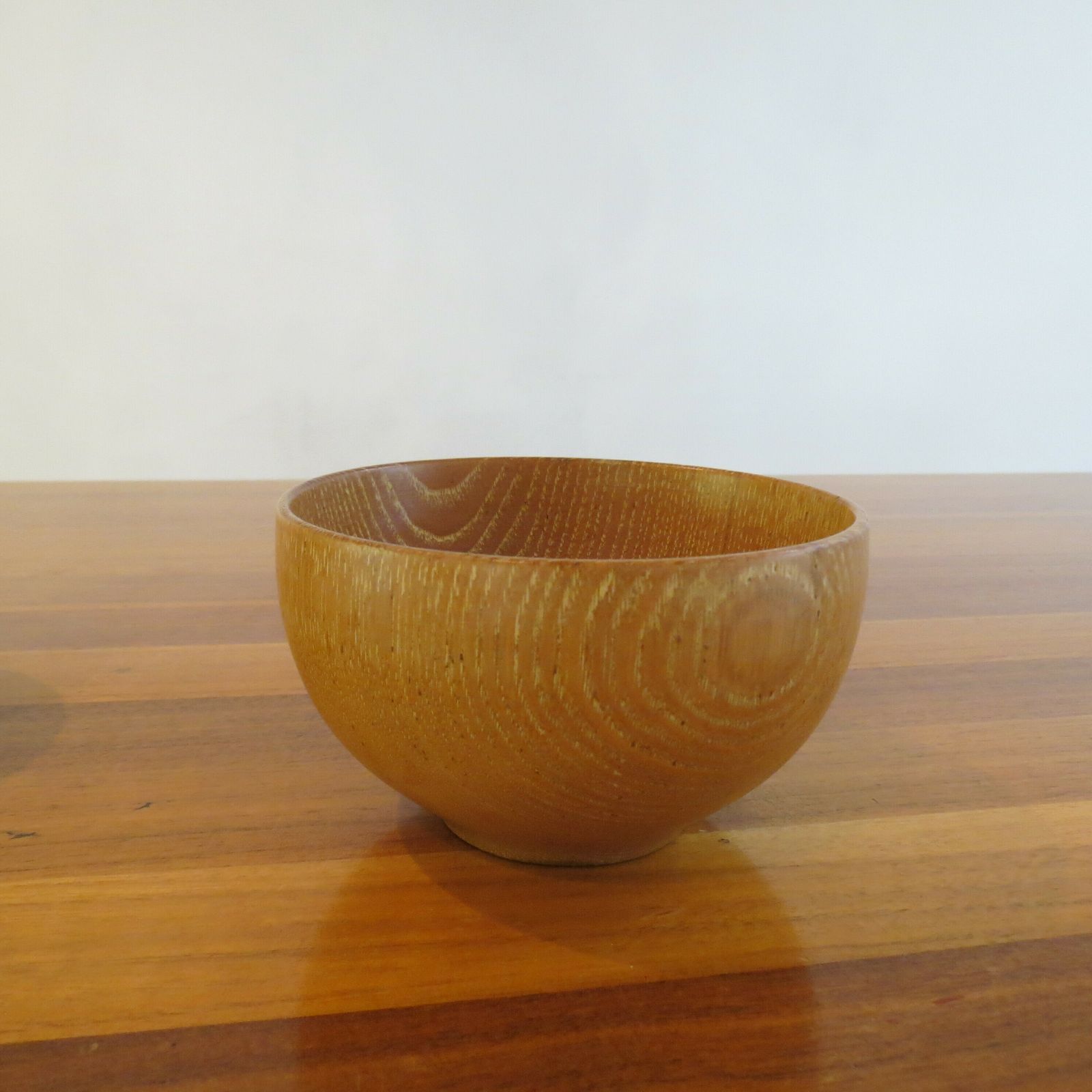 Set Of 3 Hand Produced 1970s Wooden Ash Bowls photo 99.0