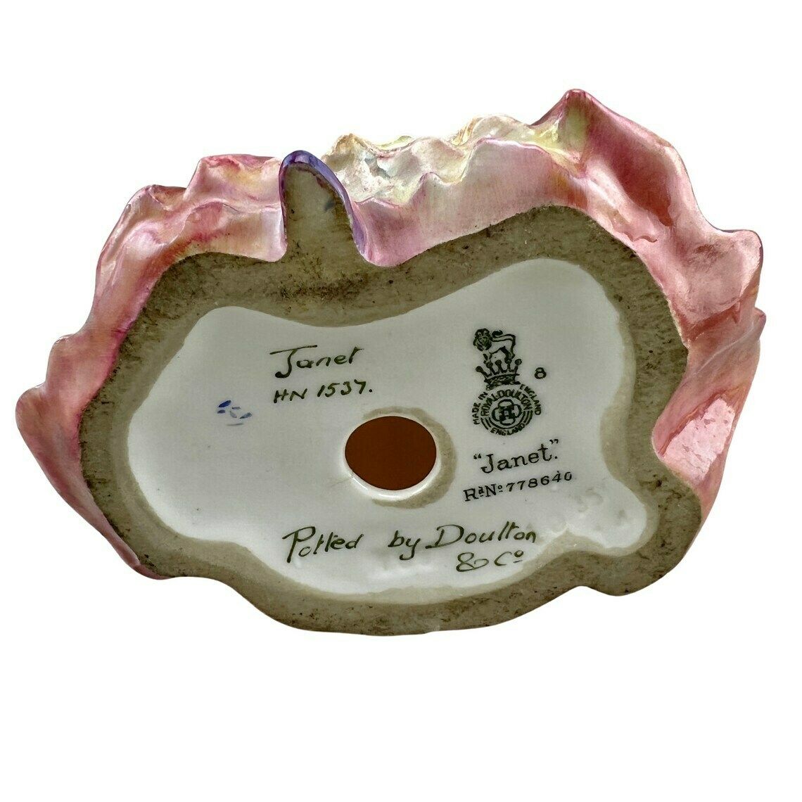 Royal Doulton Janet Figurine   Hn1537   Rd No 778640   Original 1932   Potted By Doulton & Co photo Home Decor