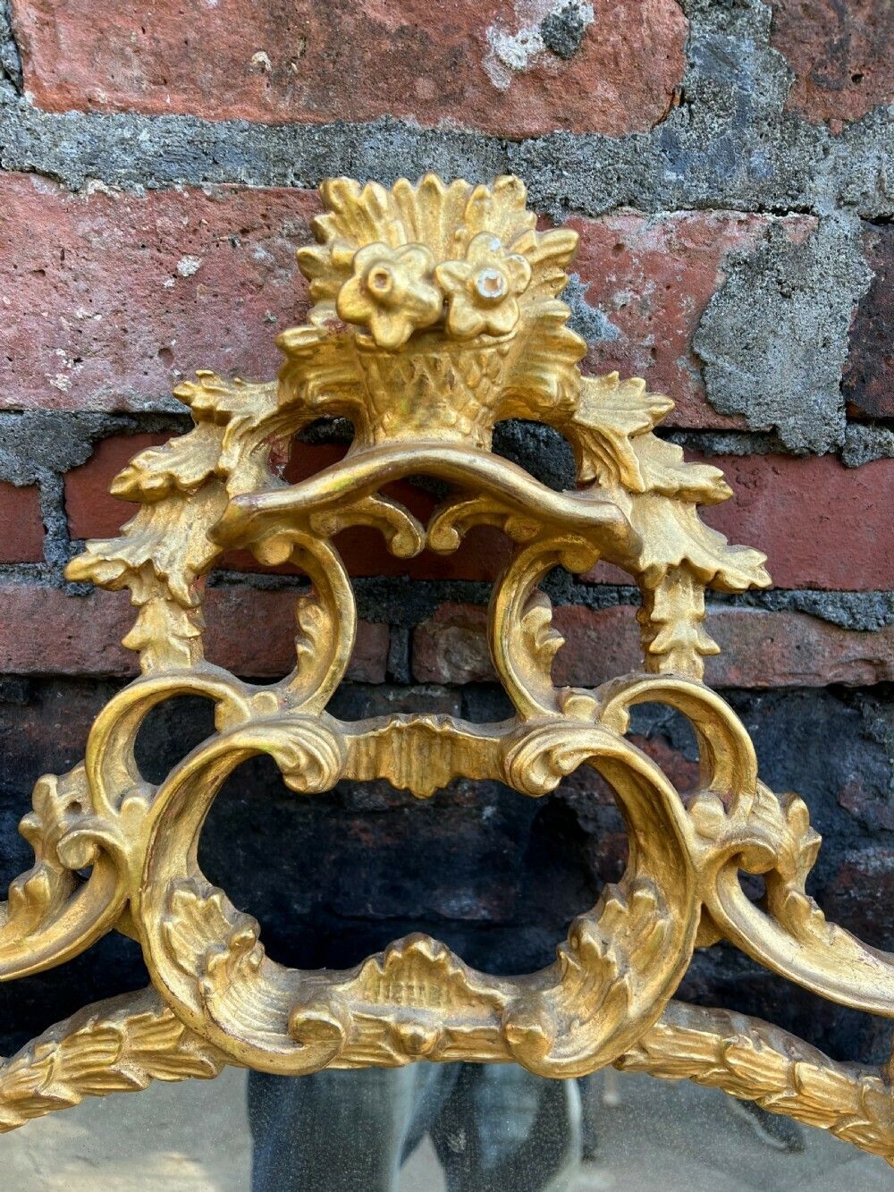 Italian Carved Giltwood Mirror In The Rococo Taste photo for sale