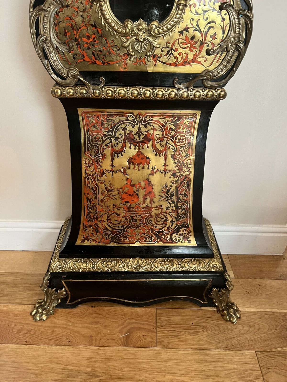 Fantastic Quality Napoleon III Marquetry Inlaid Eight Day Longcase Clock photo vinterior