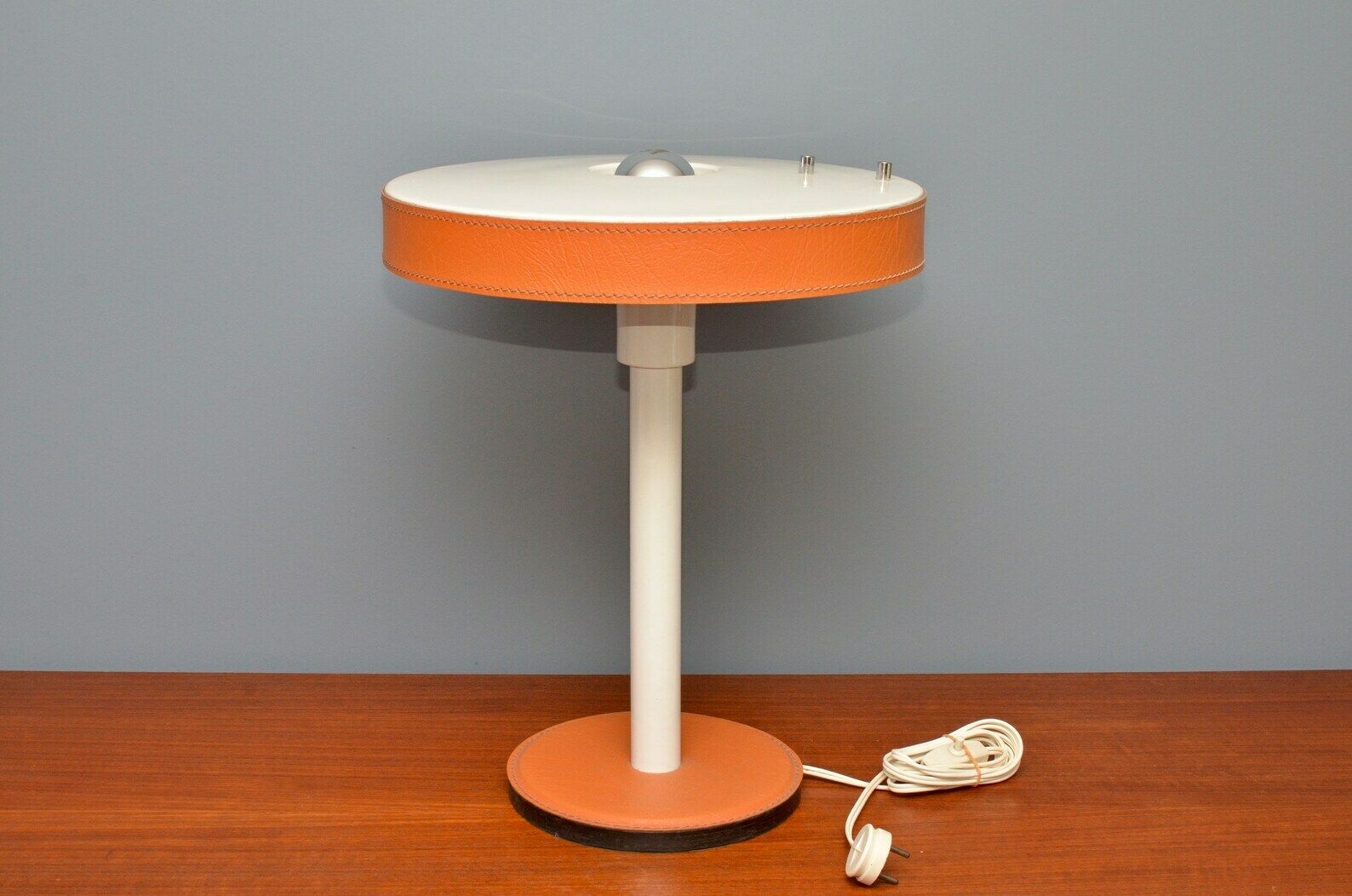 Vintage Modernist Table Lamp Made By Philips Eindhoven Netherlands 1960s photo furniture