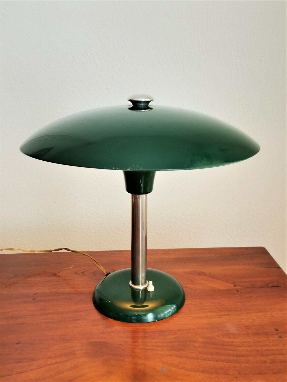 photo furniture Vintage Max Schumacher Table Lamp / 1930s Germany / Art Deco Style Office Lamp