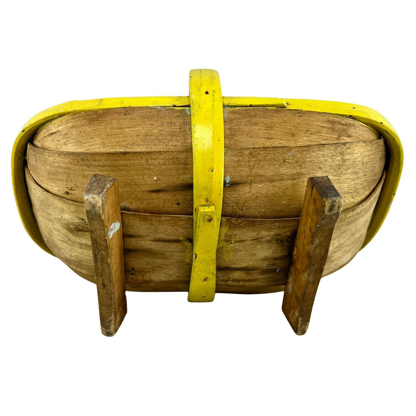 Small Vintage English Sussex Garden Trug   Peg Basket photo Home Decor