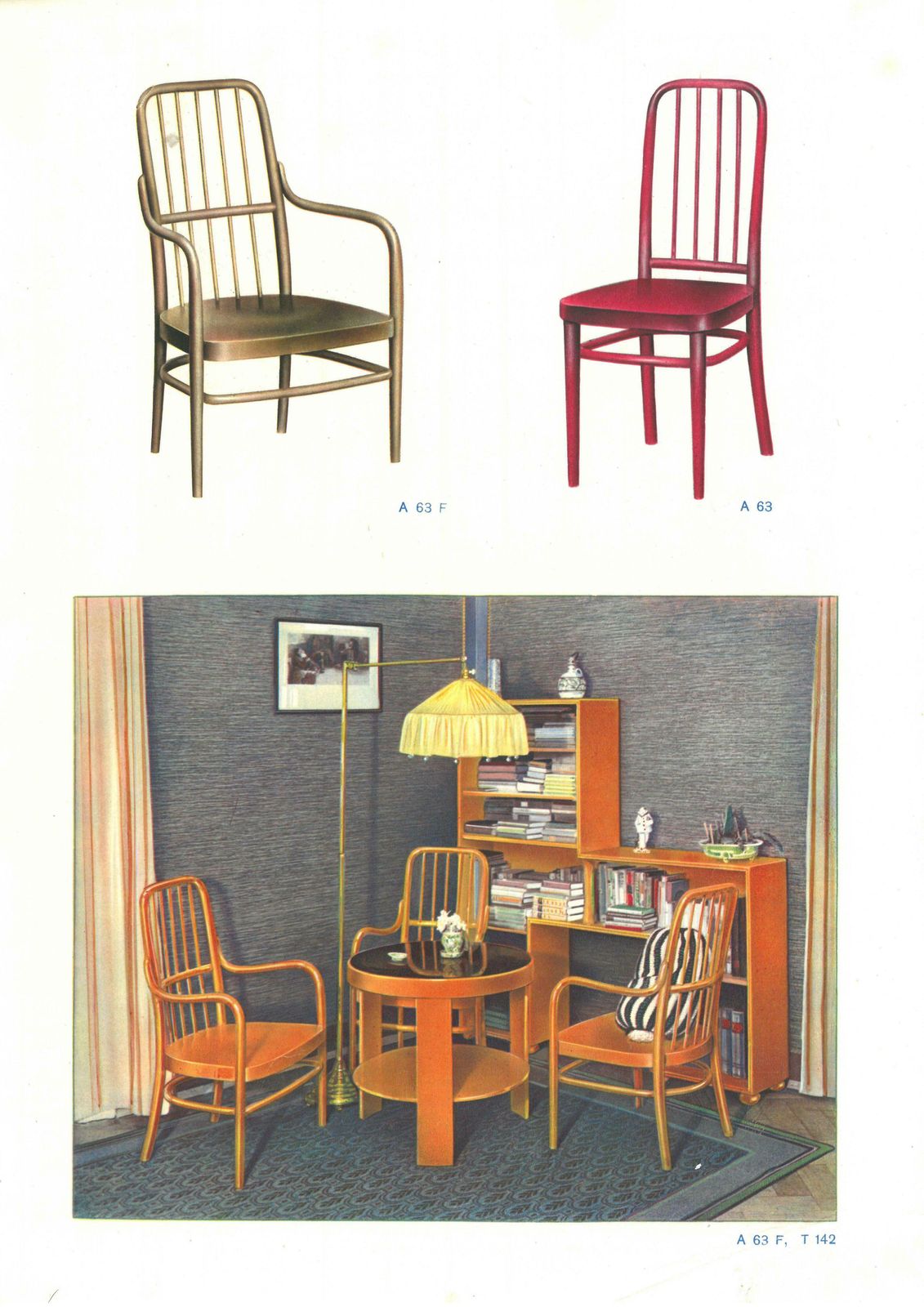 Furniture Armchair Thonet A 63, Prof. Adolf Gustav Schneck, 1928 photo