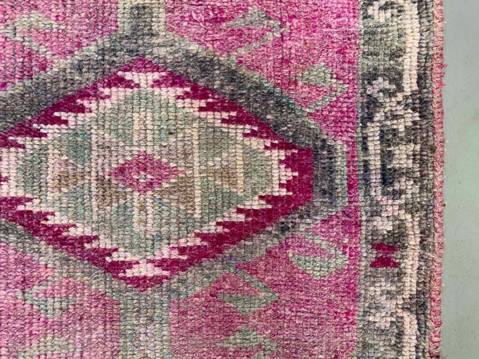 photo for sale Vintage Turkish Tribal Runner 350x106 Cm Veg Dye Wool Rug Tribal, Handmade