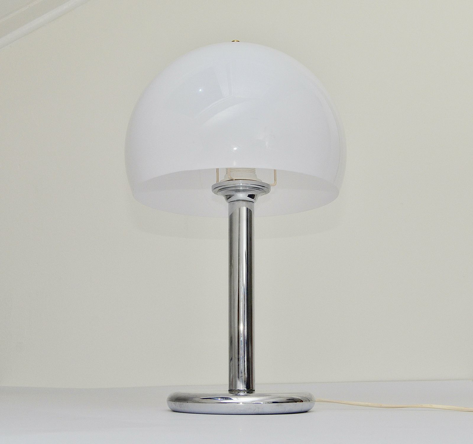 Vintage Mushroom Table Lamp In The Style Of Guzinni, Germany 1970s photo vinterior