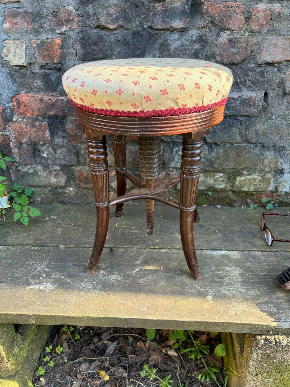 Mahogany Revolving Stool In The Manner Of Gillows photo Furniture