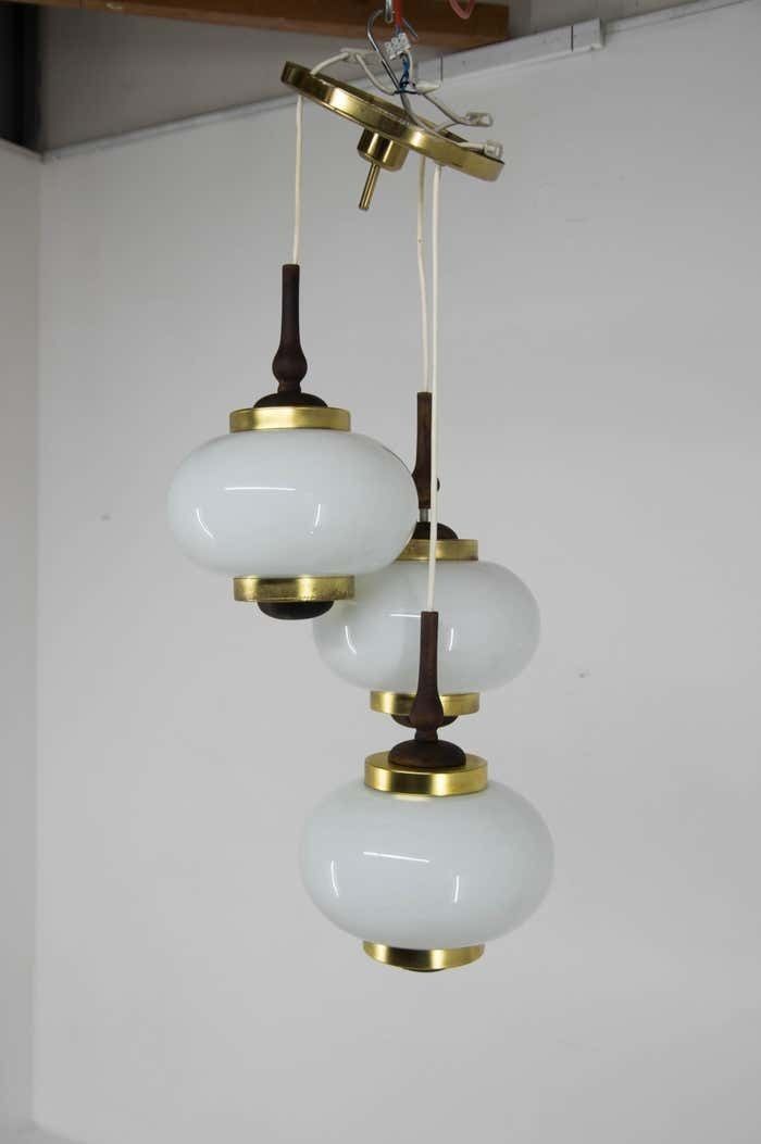 Midcentury Chandelier By Polam Bielsko, Poland, 1970s photo 434.0