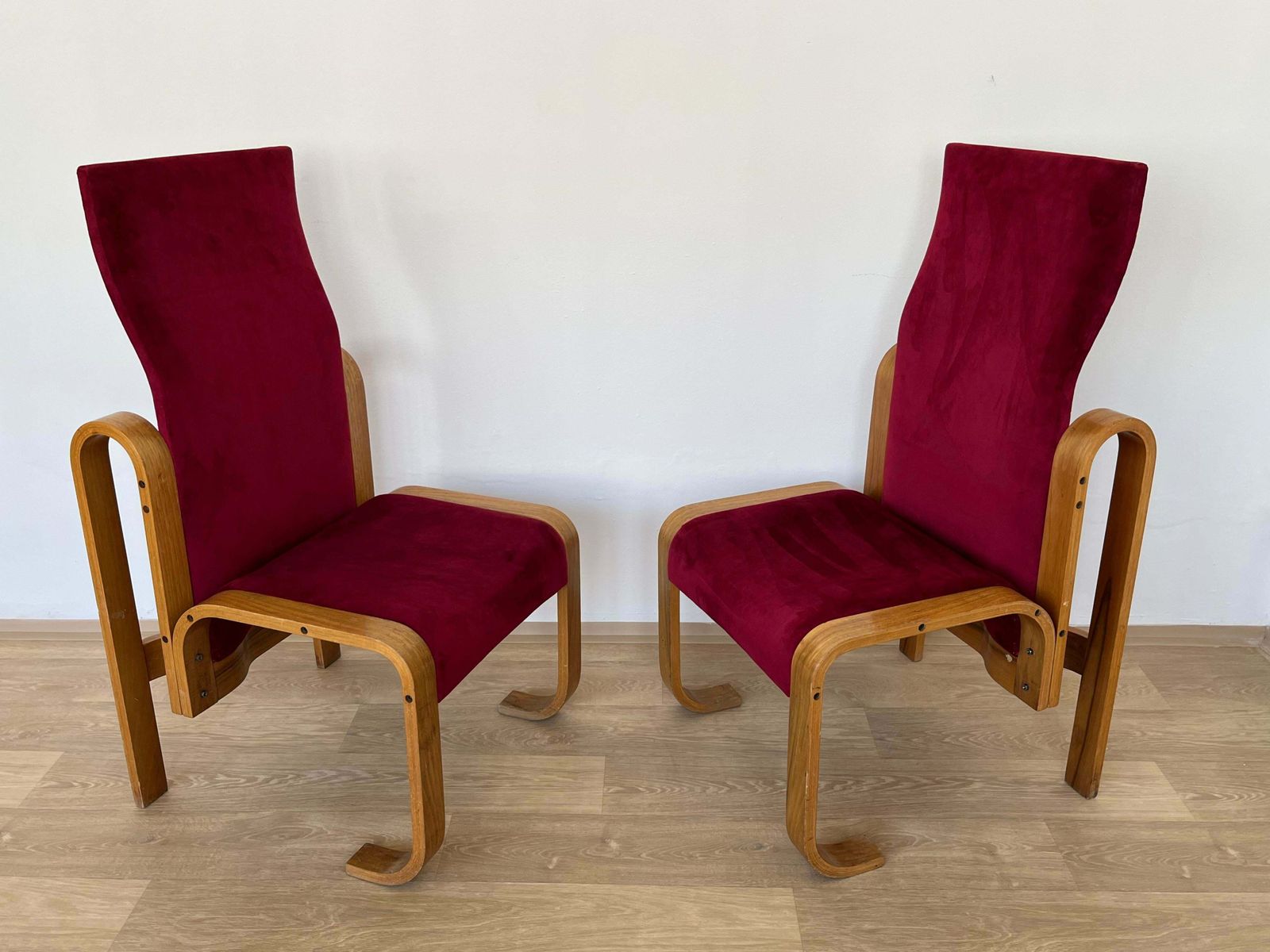 Rare Chairs By Jan Bočan For The Czechoslovakian Embassy In Stockholm, 1972 photo buy