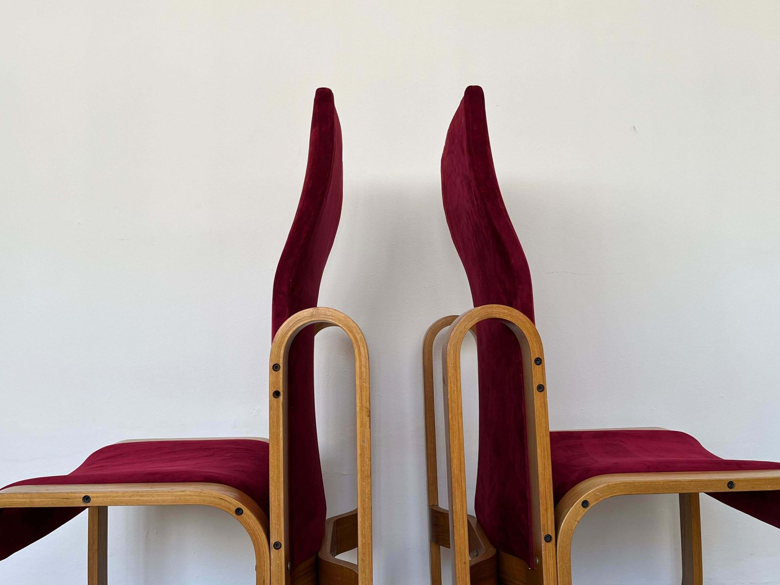 Rare Chairs By Jan Bočan For The Czechoslovakian Embassy In Stockholm, 1972 photo vintage