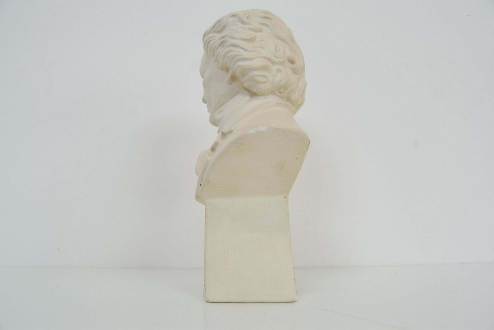 Mid Century Plaster Bust/Sculpture Of Ludwig Van Beethoven, Circa 1950 photo vintage