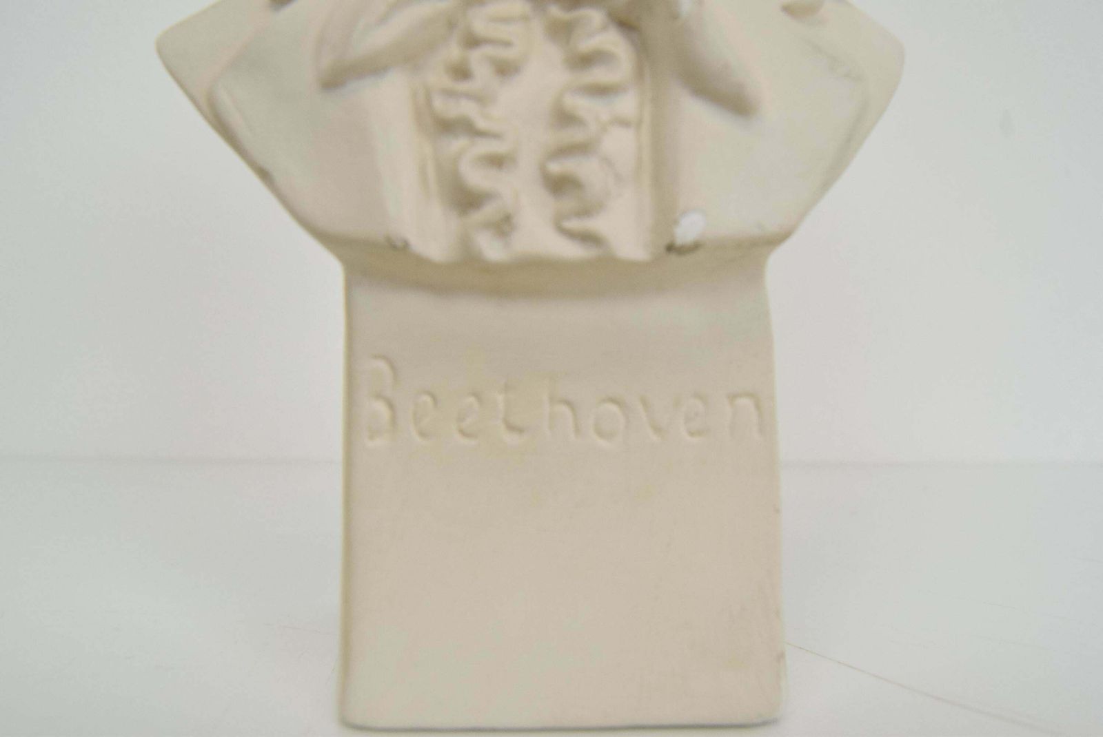 Art Mid Century Plaster Bust/Sculpture Of Ludwig Van Beethoven, Circa 1950 photo