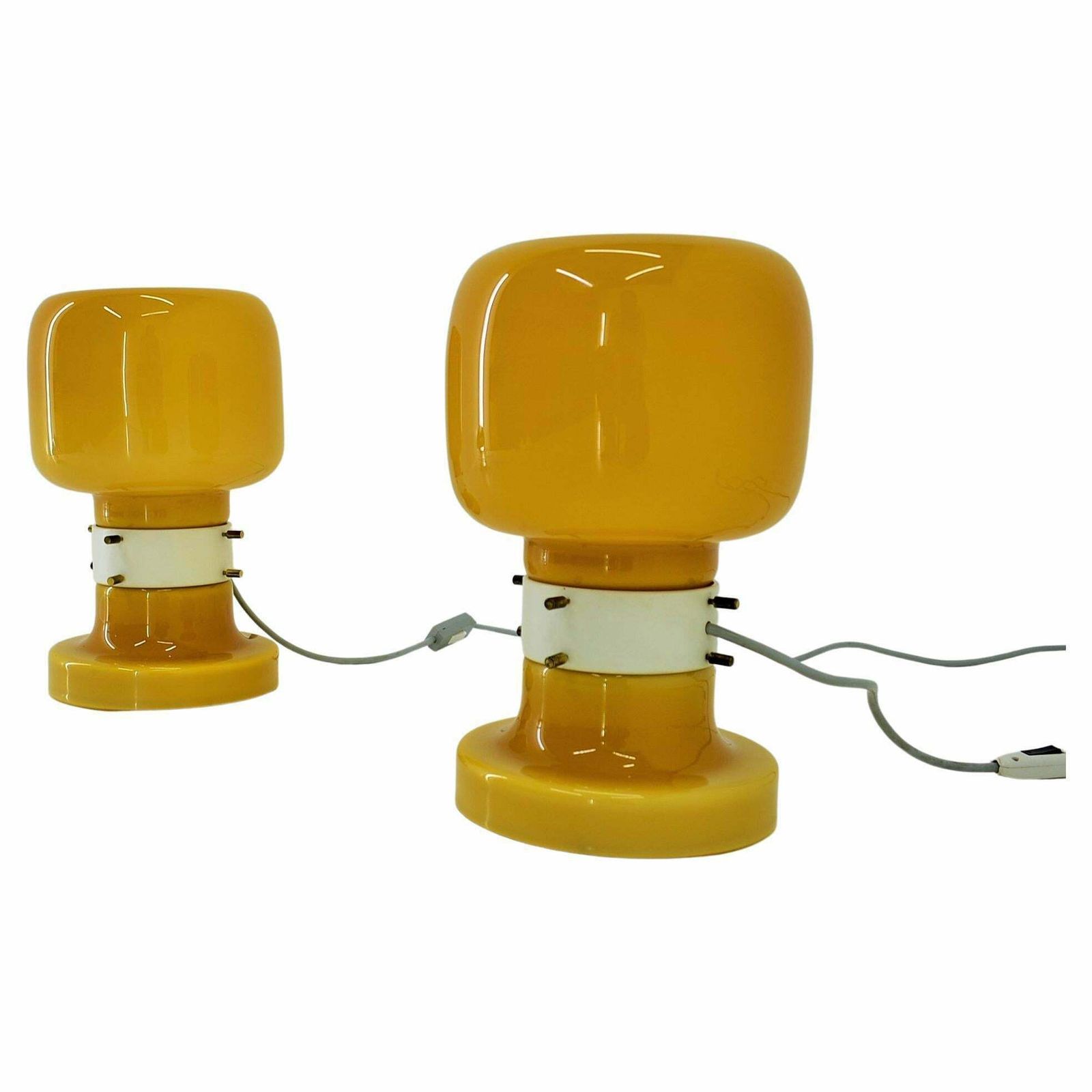 Pair Of Midcentury Table Lamps By Zbyněk Hřivnáč, Equipment Hotel Praha 1960s