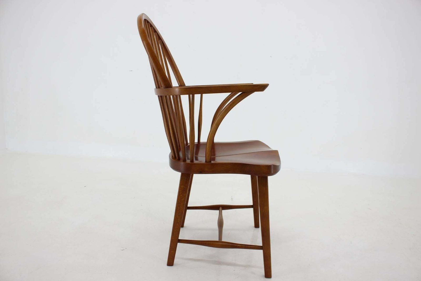 1940s Fritz Henningsen Windsor Oak Chair Model Ch 18a, Denmark photo 1109.0