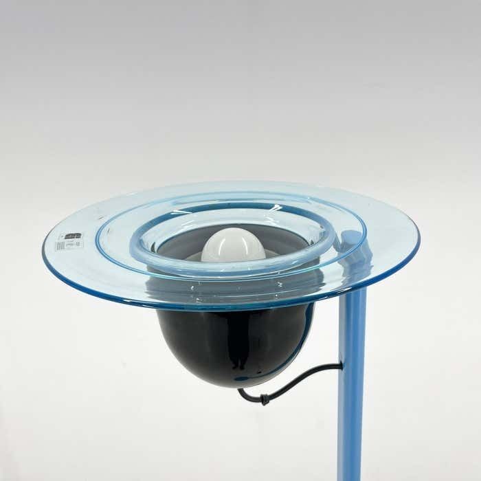 1970's Rare Vetri Murano Glass & Metal Floor Lamp, Italy photo buy