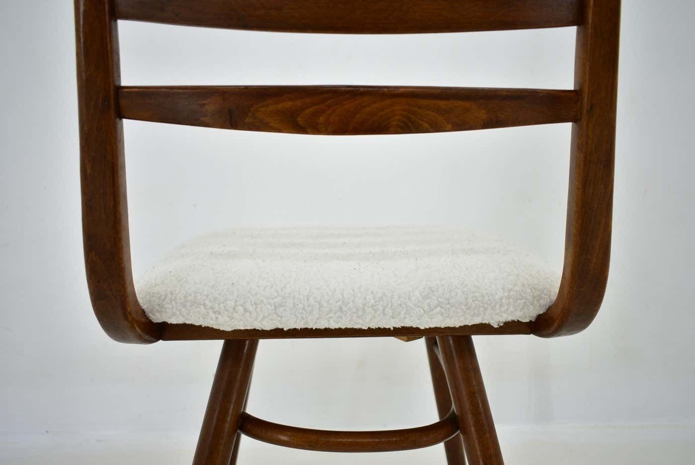 1960s Set Of Four Dining Bentwood Chairs By Ton, Czechoslovakia photo 303.0