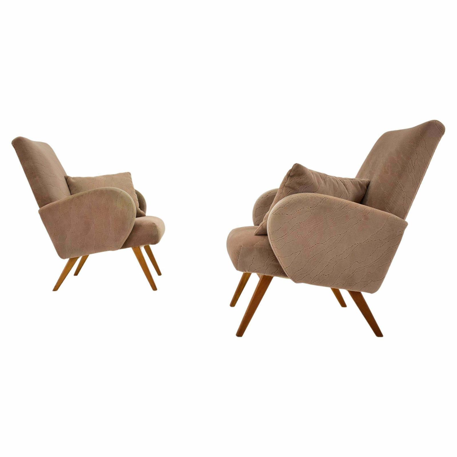 Mid Century Armchairs For Up Závody, 1950's