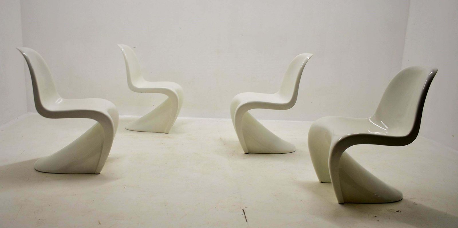 Panton S, Chairs Vitra By Verner Panton For Herman Miller 1965s photo buy