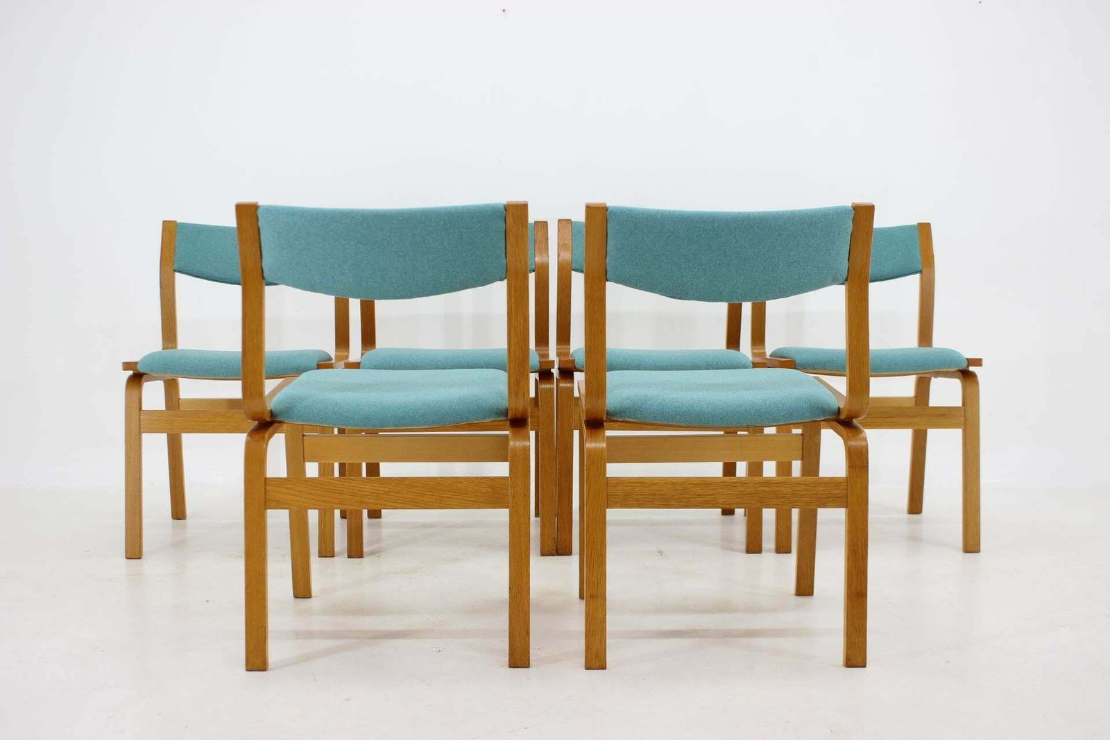 1960s Set Of 6 Bentwood Dining Chairs, Denmark photo vinterior