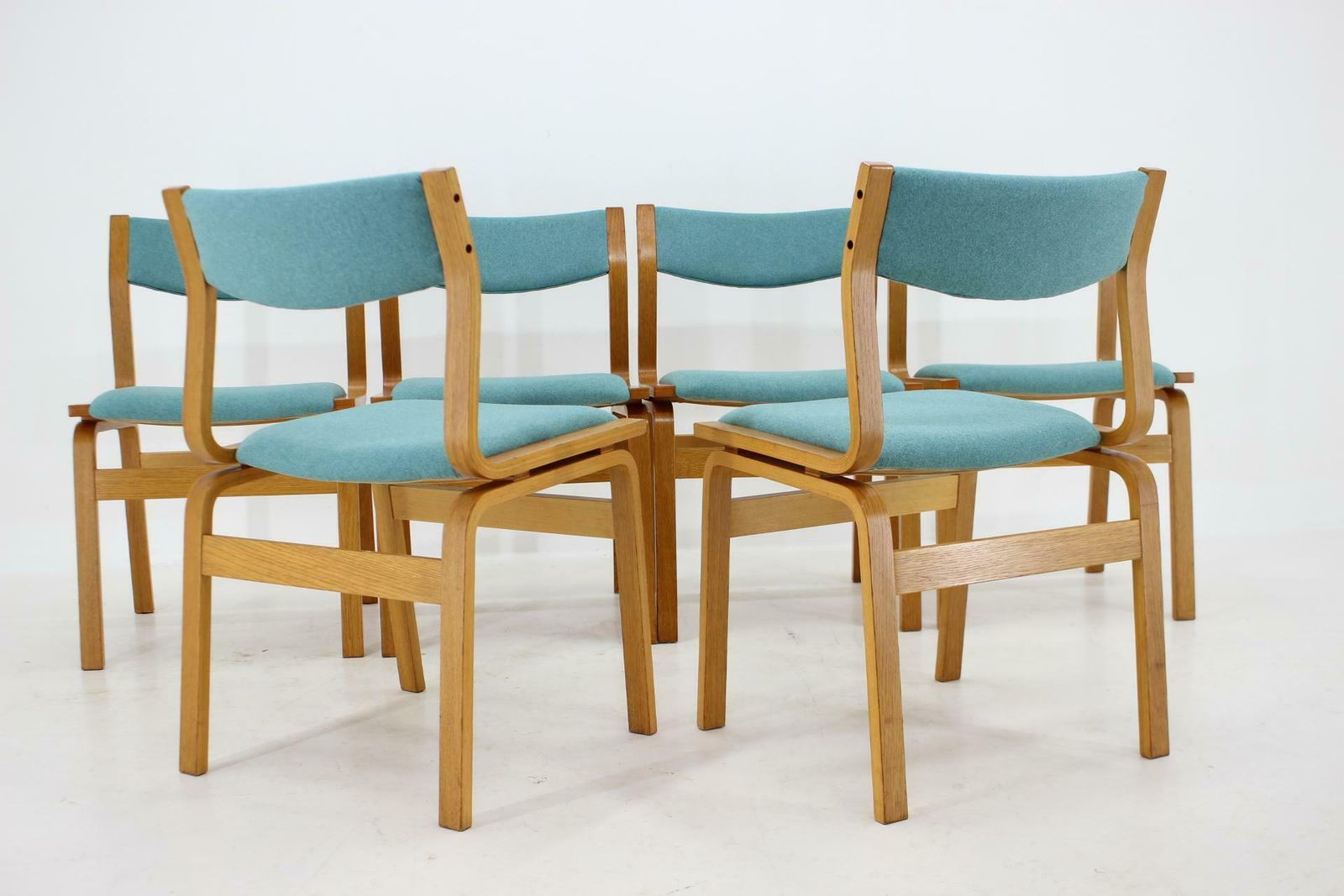 1960s Set Of 6 Bentwood Dining Chairs, Denmark photo buy