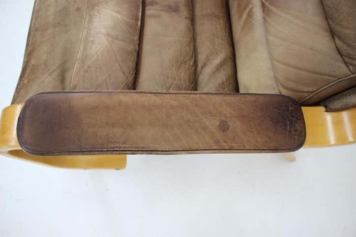 photo for sale 1970s Pair Of Yngve Ekström "Contino" Leather Armachair, Sweden