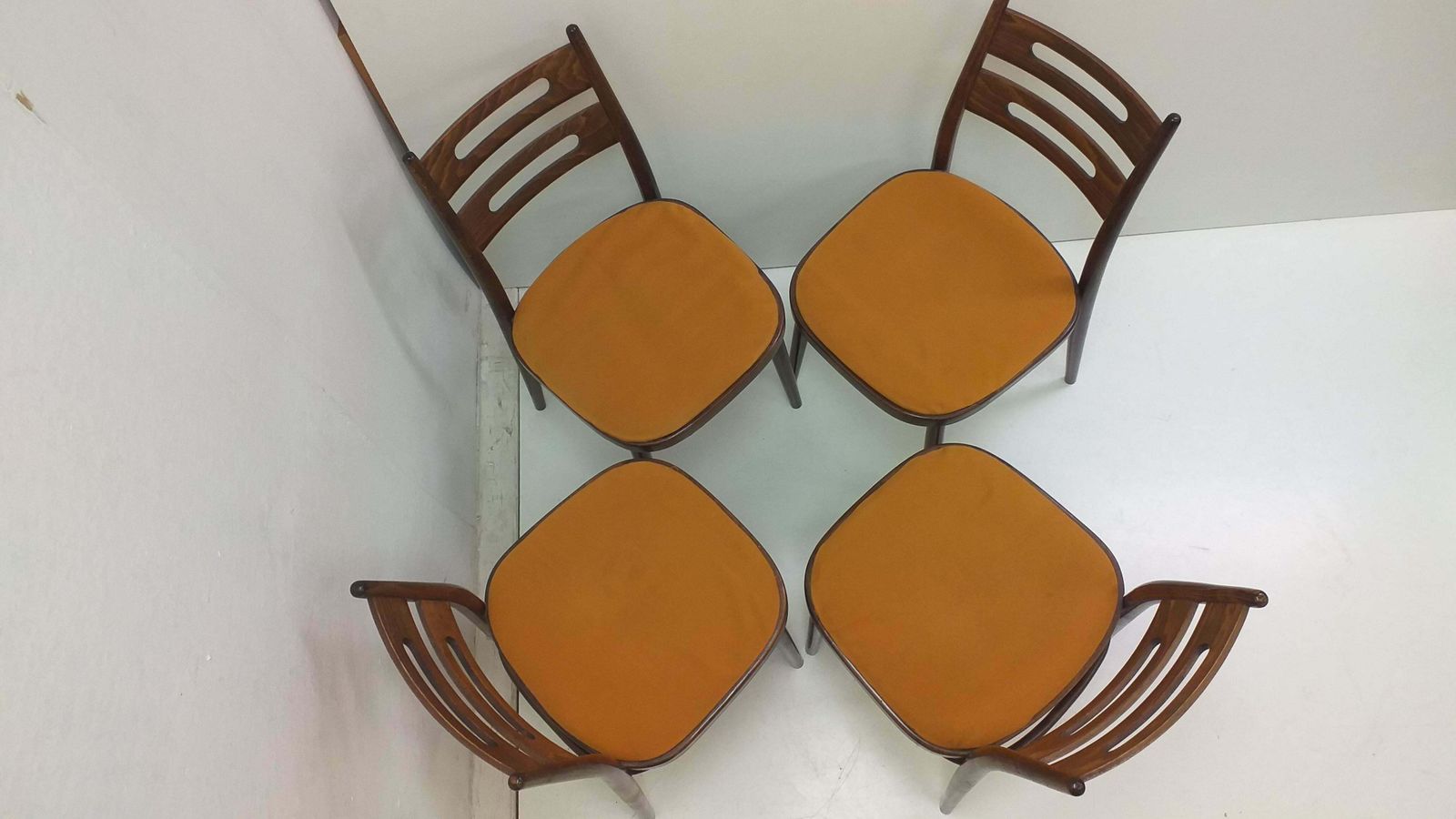 1960 4 Pieces Of Ton Chairs, Czechoslovakia photo Furniture