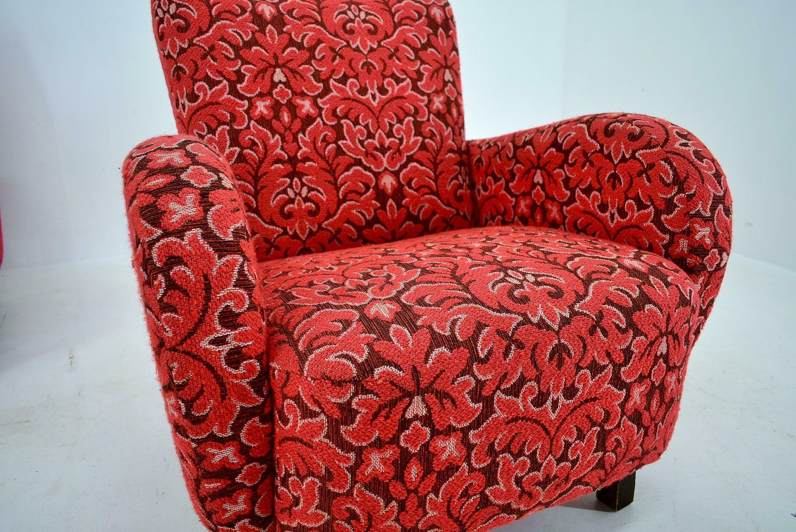 Set Of Two Rare Art Deco Armchairs H 283 By Jindřich Halabala, 1949s photo Furniture