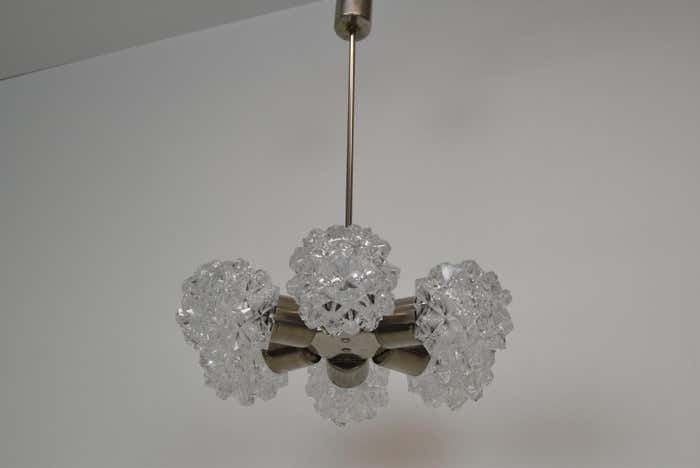 Set Of Two Chandeliers By Kamenicky Senov, 1970's photo 1099.0