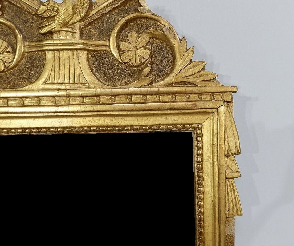 Mirror In Gilded Wood, Louis XVI Style, Early 20th Century photo vinterior