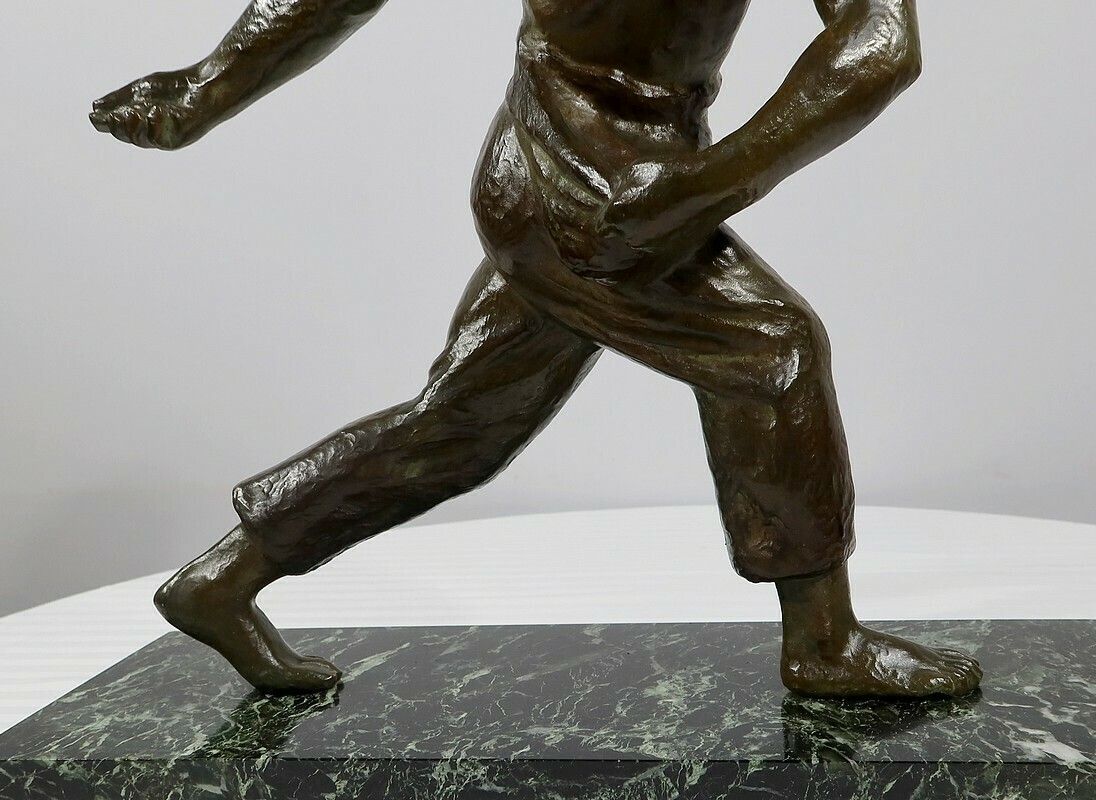photo for sale Bronze “The Sower” By A. Kelety, Art Deco – 1930