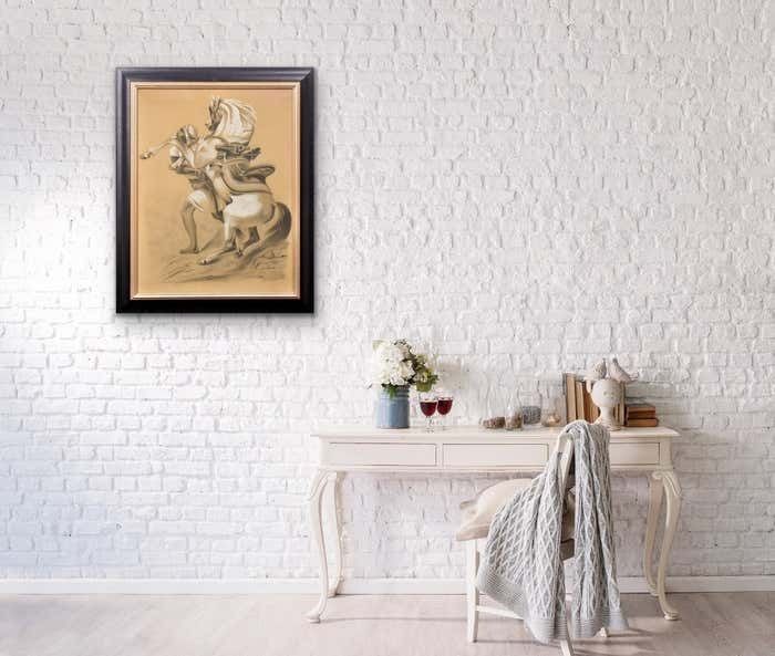 photo furniture French 19ème Siècle Orientalism. A Leseuer Orientalist. Les Mille Et Une Nuits – One Thousand And One Nights, 1892. Arabian Nights. Framed Drawing.