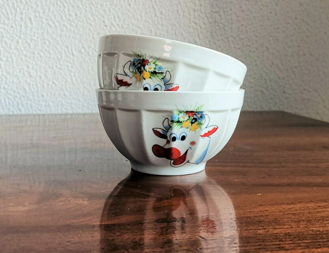 Kinder Lada Breakfast Bowl  Made In Yugoslavia My Little Cow  Classic Yugo History