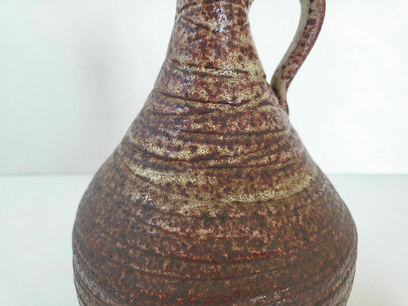 Accolay Vintage Ceramic Vase 1960 Signed With Coat Of Arms And Cross Ma 60s 1960s photo for sale