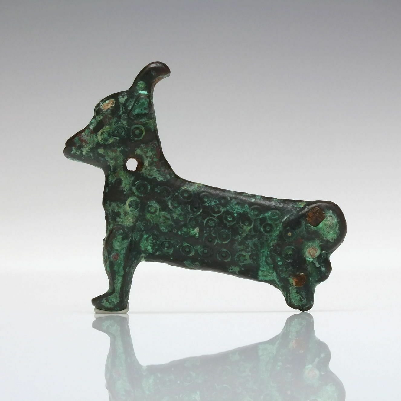 Ancient Byzantine Bronze Figural Animal Lock 6th   10th Century Ce