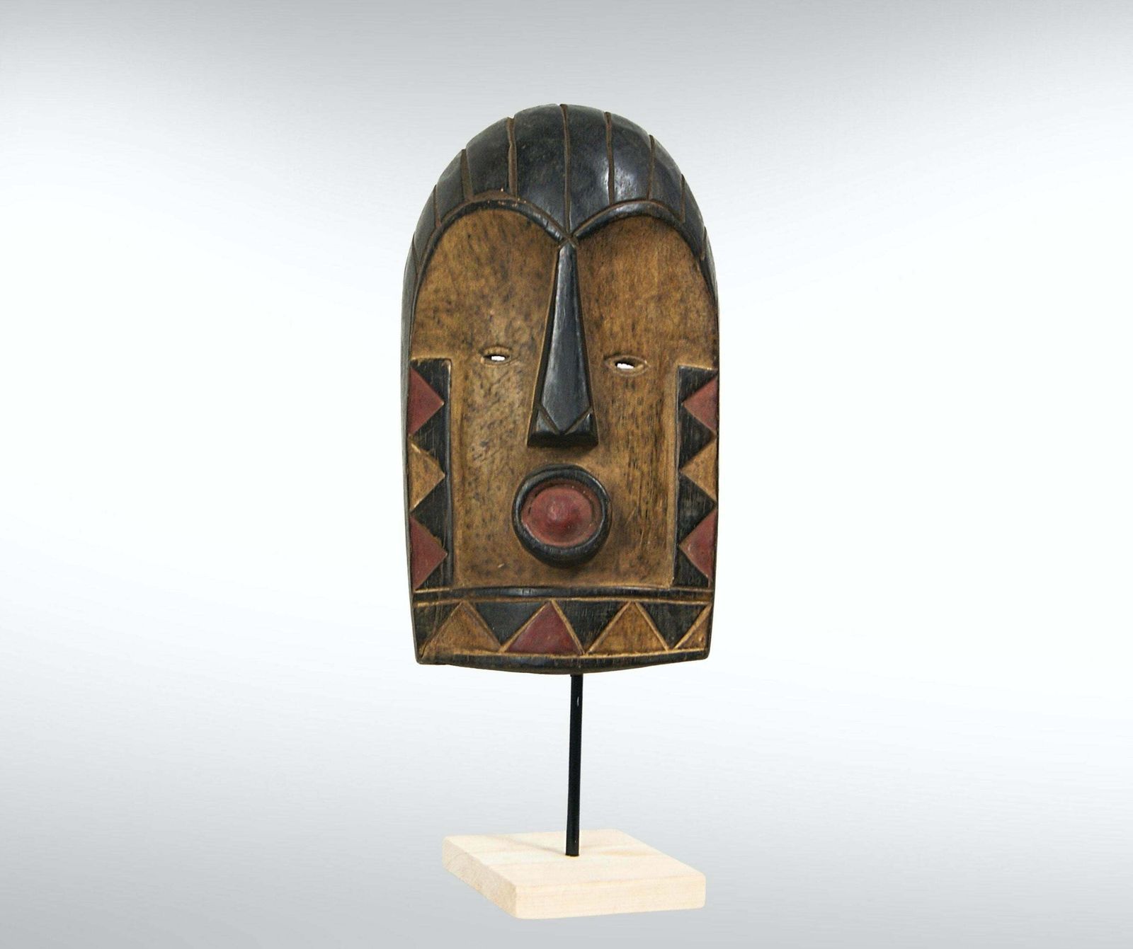 Antique African Drc Ethnic Bira Tribal Mask Wall Hanging photo buy