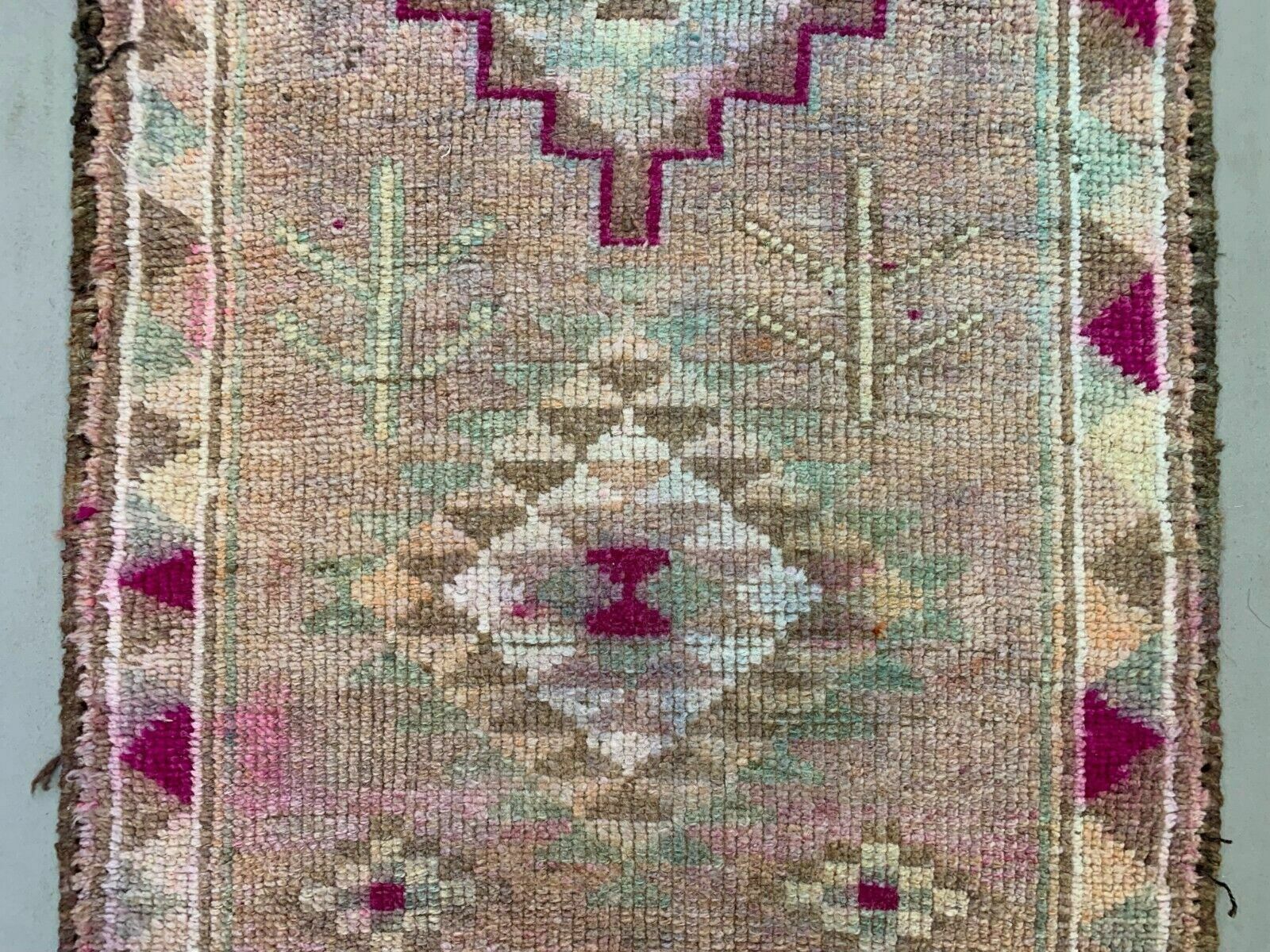 photo furniture Vintage Turkish Tribal Runner Veg Dye Wool Rug Tribal, Handmade