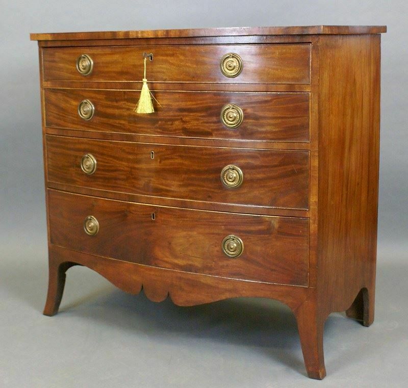 An Elegant Georgian Bow Front Chest photo furniture